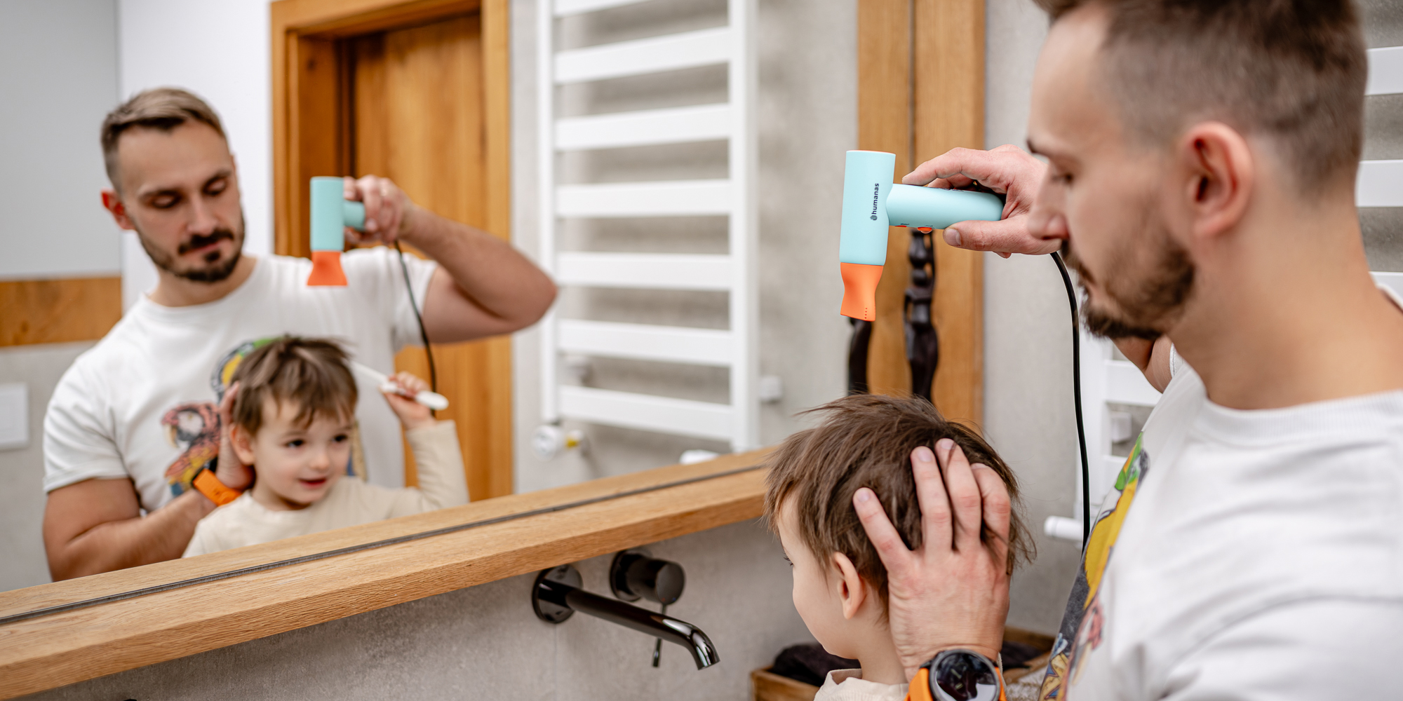 Suszarka do włosów z funkcją jonizowania Humanas AirTouch HD-AT03 mini - miętowa